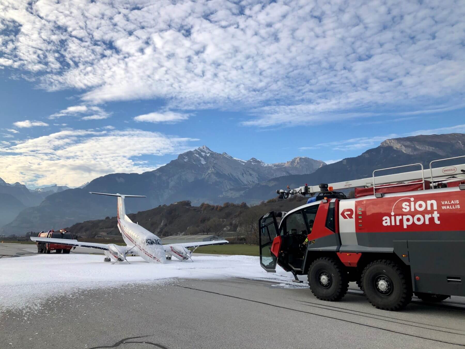 Sitten: Notlandung auf Flug nach St.Tropez