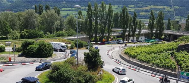 Umleitung an Walliser Verkehrsknotenpunkt: