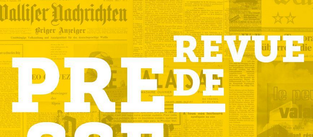 Blick auf über hundert Jahre Presse im Wallis
