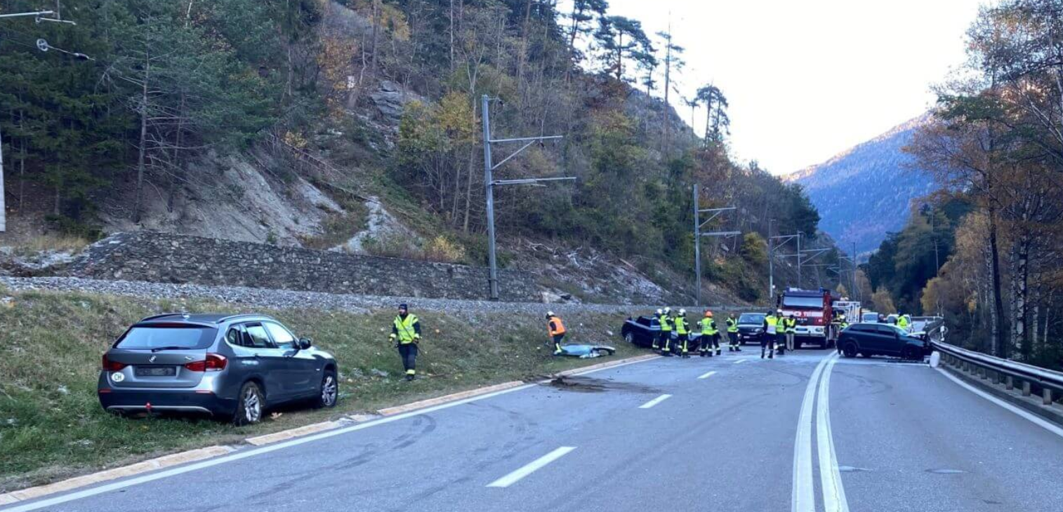 Unfall in Bovernier