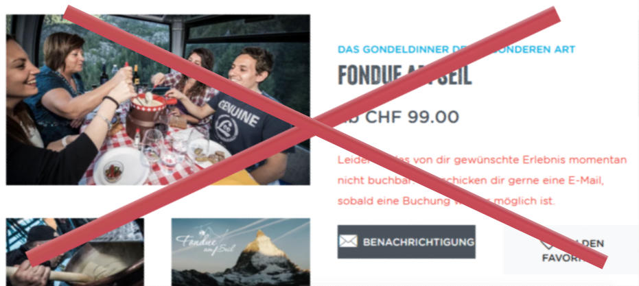 Wegen Übernahme EU-Recht kein FondueDas beliebte Fondue in der Seilbahn eingestellt