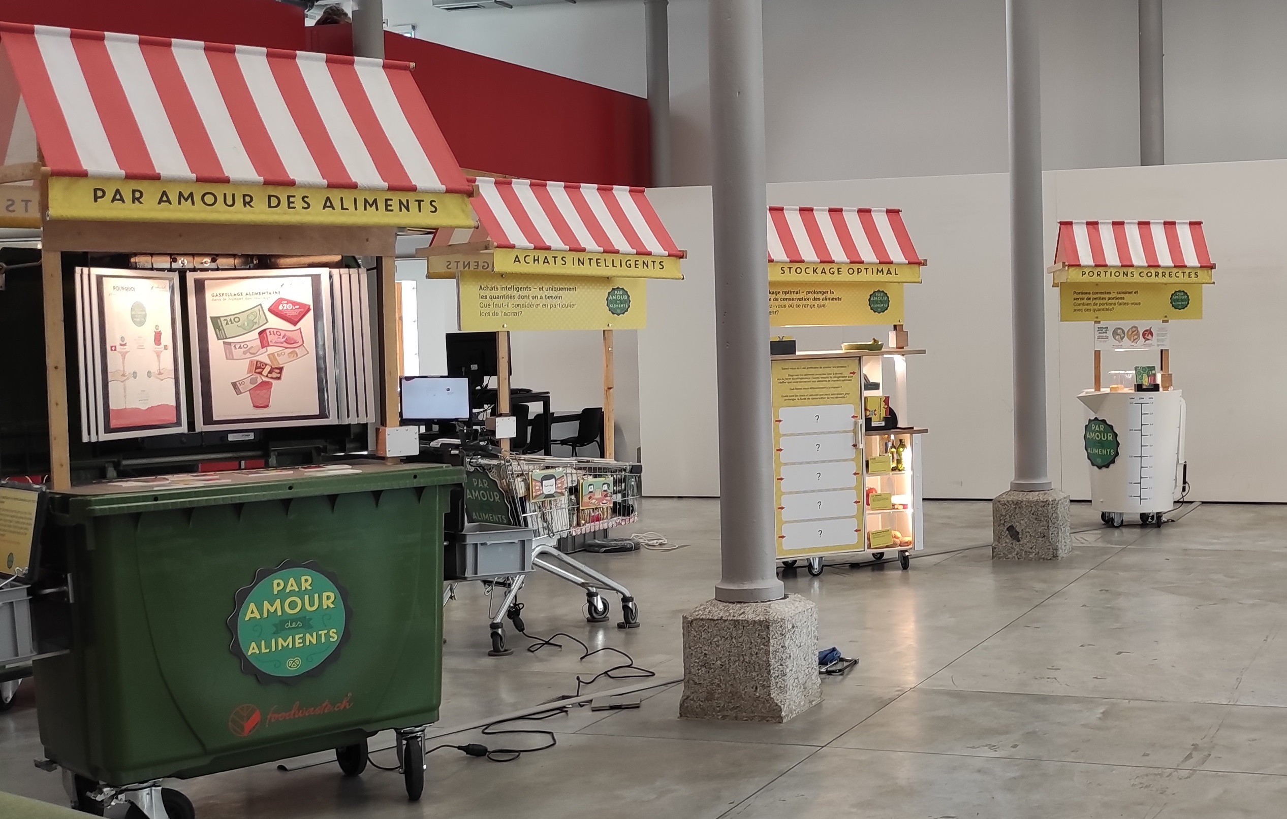 Letzte Etappe der Ausstellung „Food Waste“ im Wallis