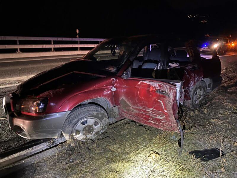 Nächtlicher Unfall auf der Großen St. Bernhard-Straße