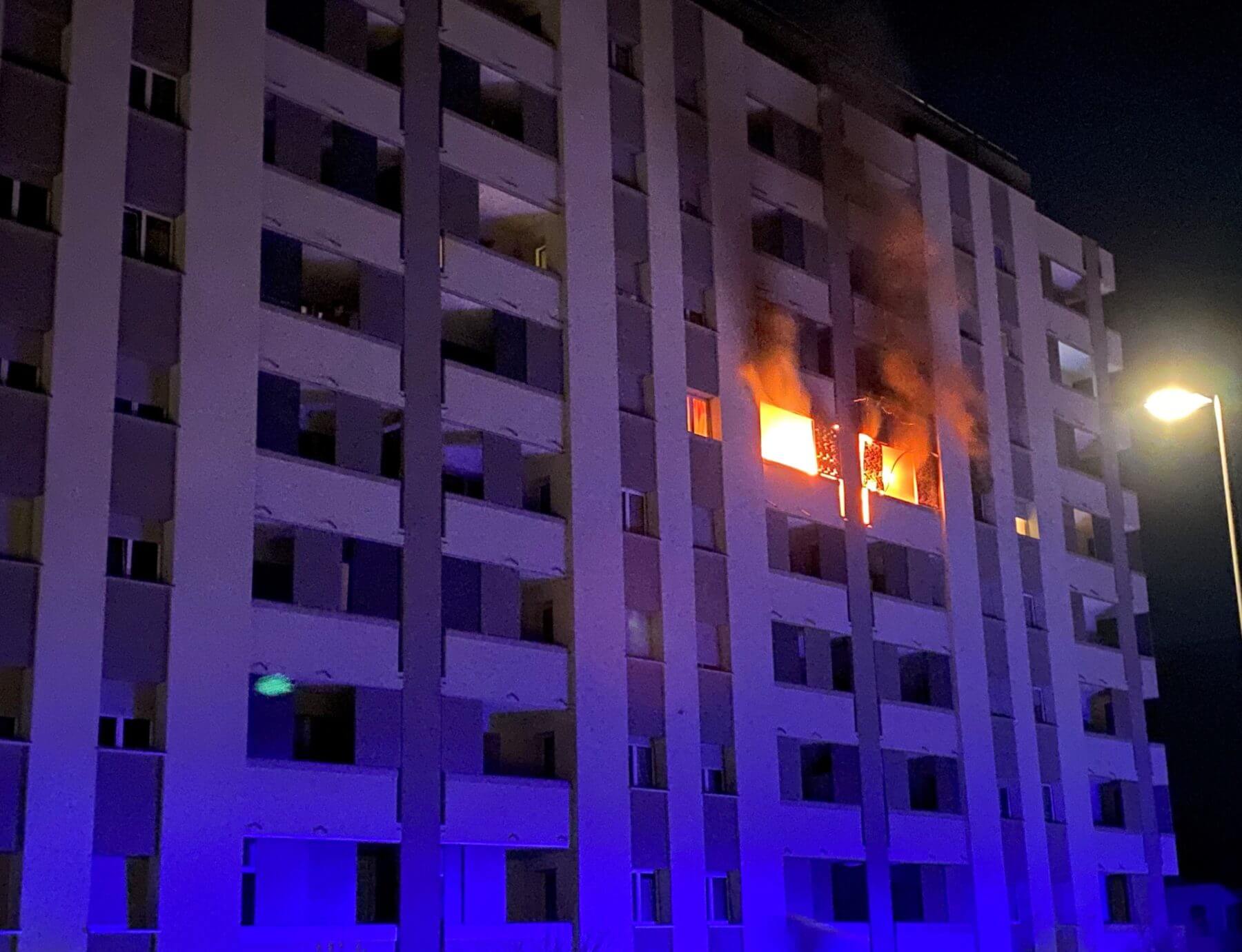 Collombey: Brand in Mehrfamilienhaus