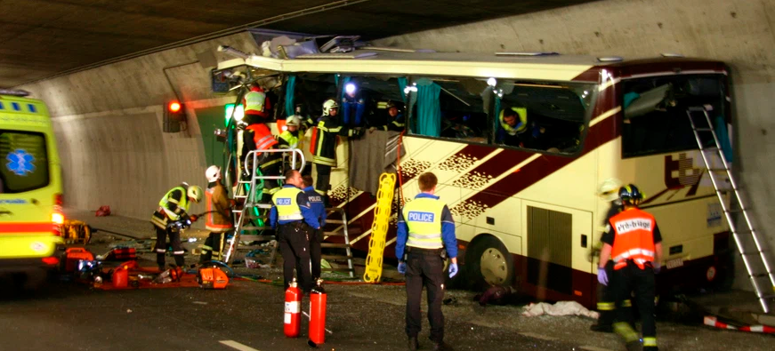 Unfall Bus Siders