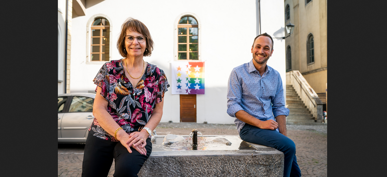 Isabelle Darbellay Métrailler und Mathias Reynard