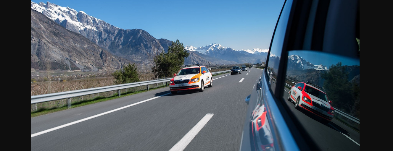 Merkwürdiges Loch auf der A9
