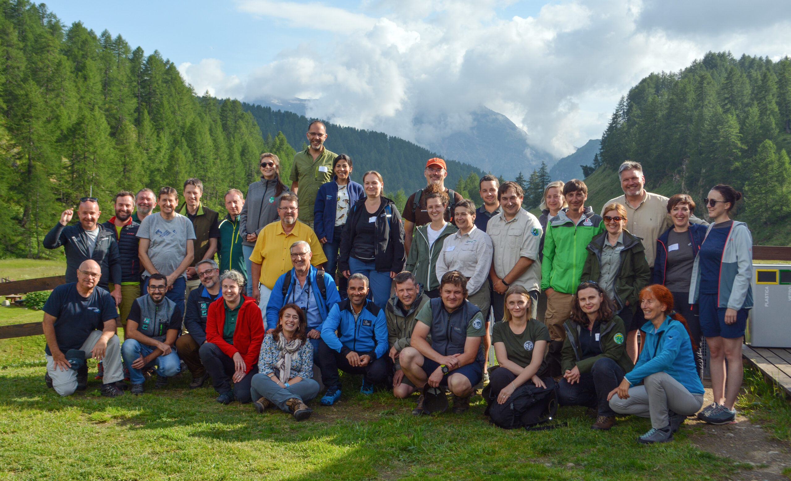 Gruppenbild der Teilnehmenden TBP auf Devero