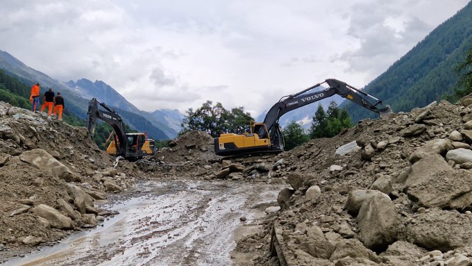 Unwetter im Lötschental – Gemeinden Blatten und Wiler besonders betroffen
