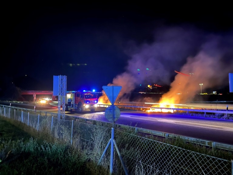 Sitten: Brände ausgelöst, Feuerwehreinsatz