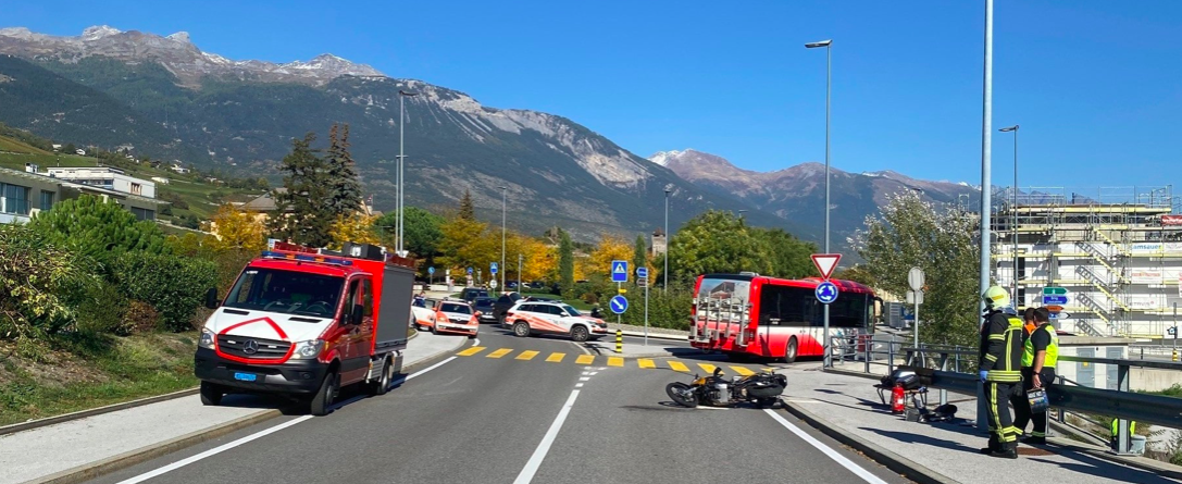 Siders : Verkehrsunfall fordert zwei verletzte Personen