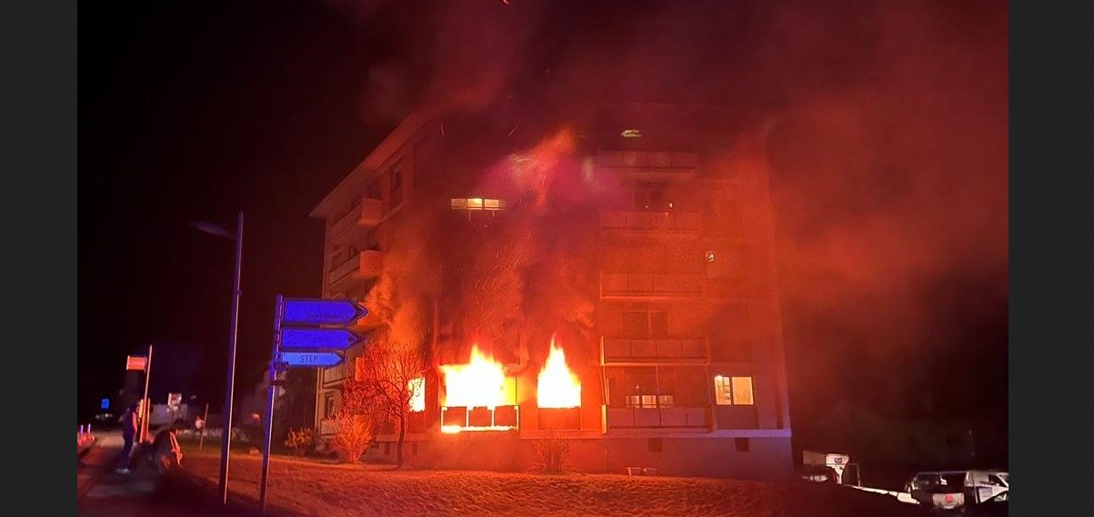 St-Pierre-de-Clages: Brand in einem WohnhausEin Bewohner schwer verletzt und in Lebensgefahr