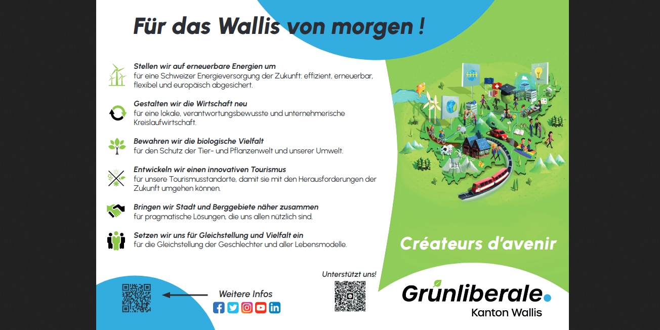 Junge Partei im WallisGrünliberale wollen in den Ständerat