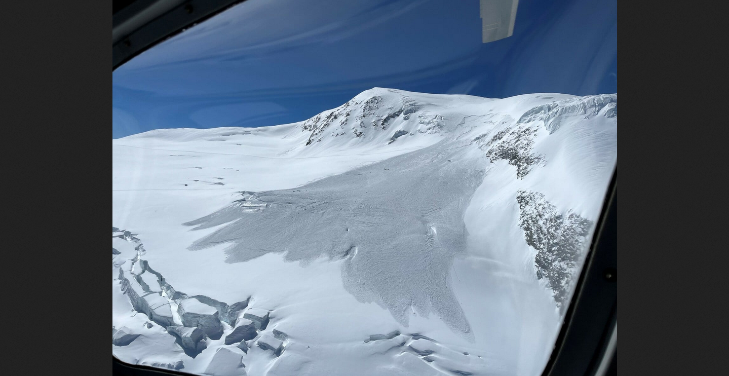 Saas-Fee: Großlawine am Alphubel