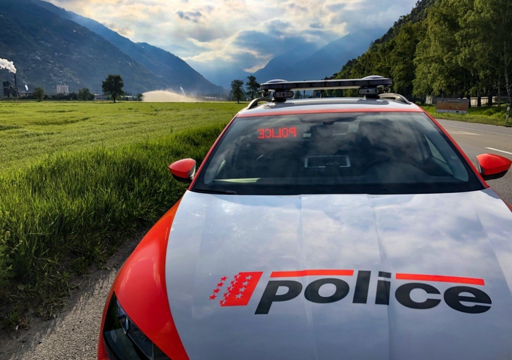 Die Kantonspolizei Wallis wird am Giro d Italia vor Ort sein (Foto: Kapo VS)
