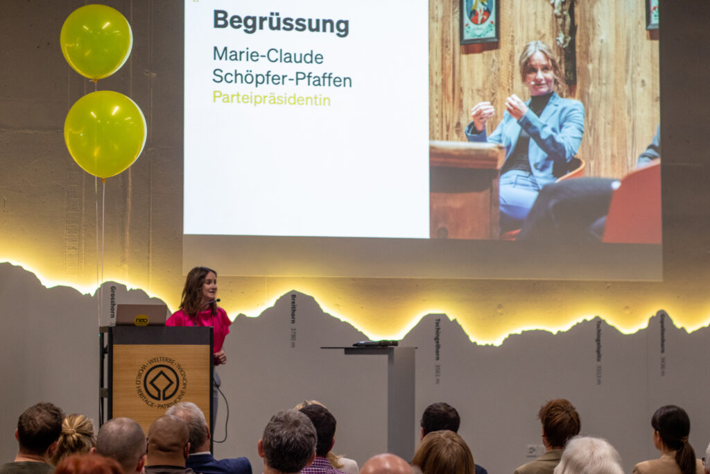 Begrüßung durch Dr. Marie-Claude Schöpfer-Pfaffen