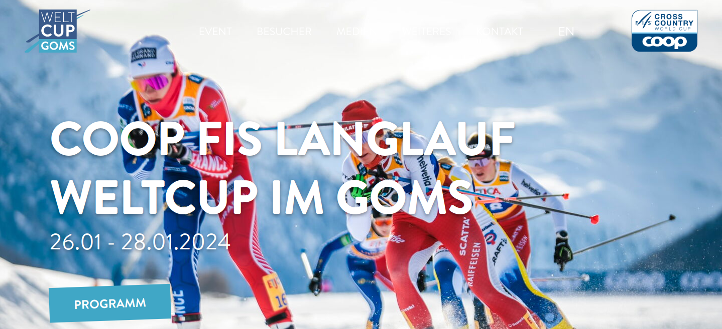 Nun ist es offiziell: Coop-FIS-Langlauf-Weltcups im Goms