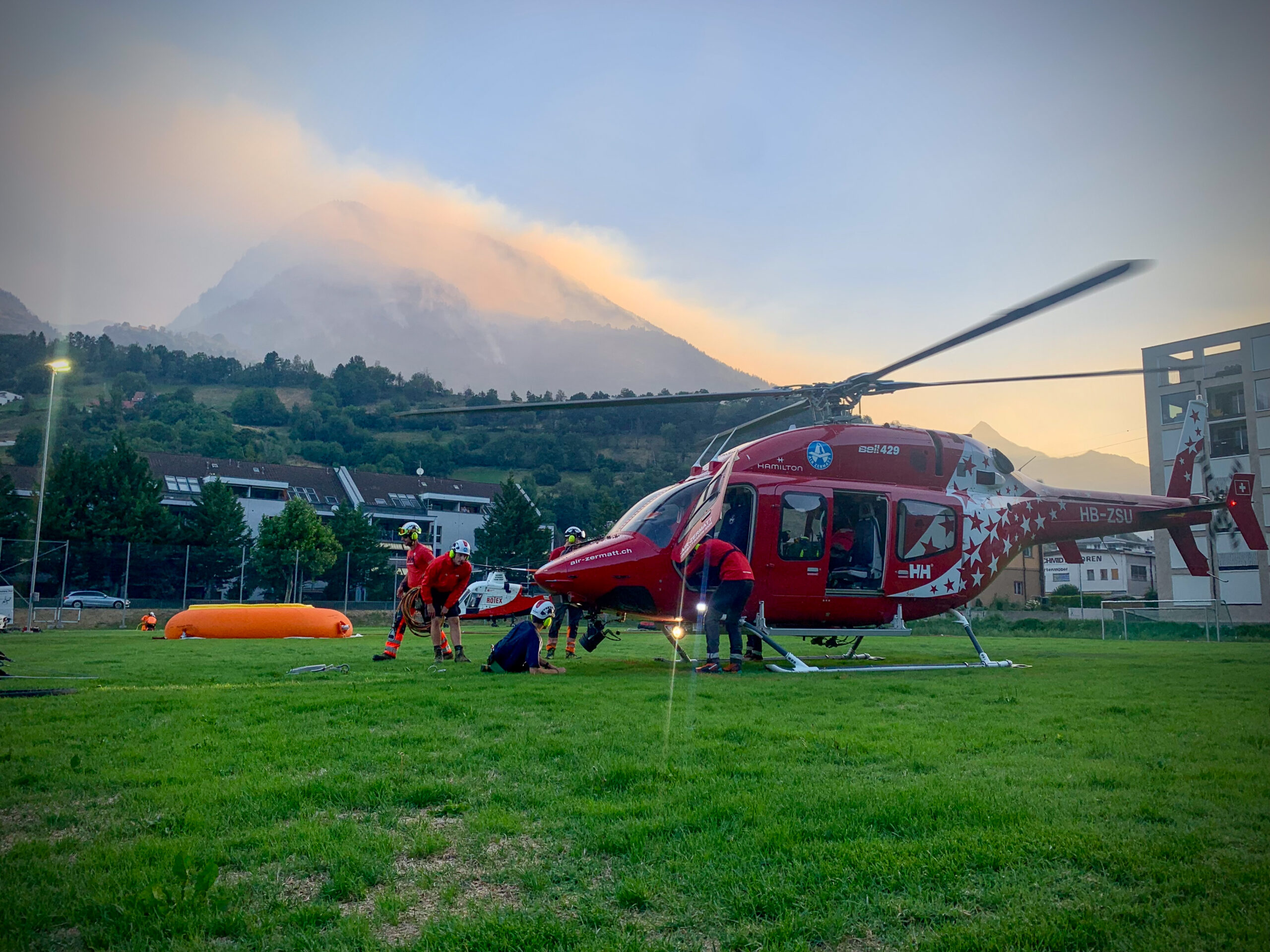 Air Zermatt_Waldbrand