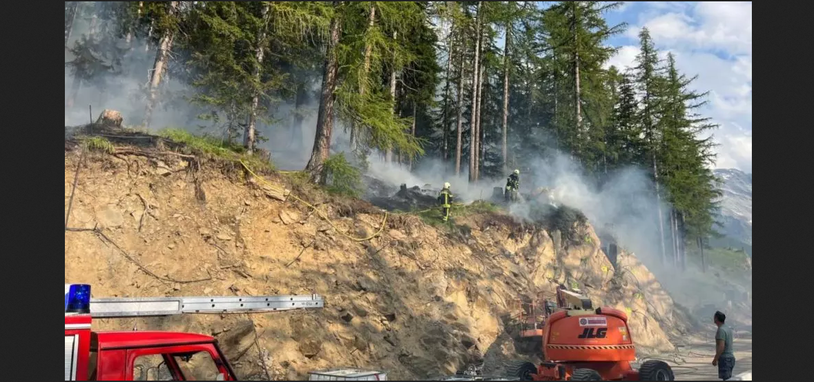 Flurbrand in Rothwald
