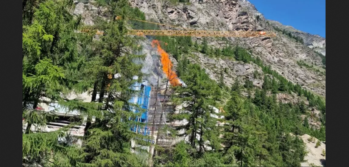 Brand in Zermatt