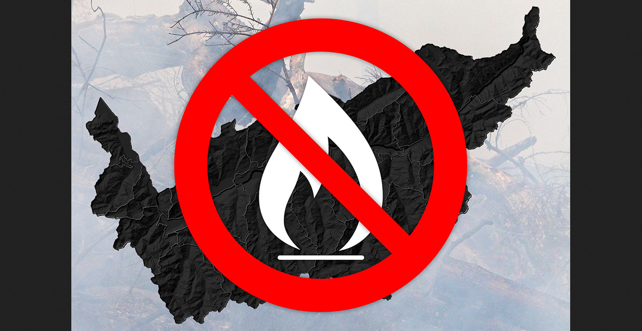 Kanton Wallis erläßt Feuerverbot im FreienSehr hohe Brandgefahr +++ Allgemeines Feuerverbot im Freien