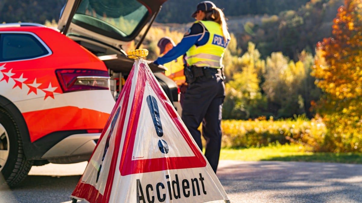 Tödlicher Allein-Unfall eines Radfahrers in Ormône / Savièse: