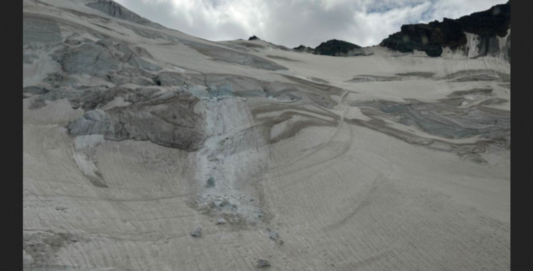 Gletscherabbruch Saas-Fee