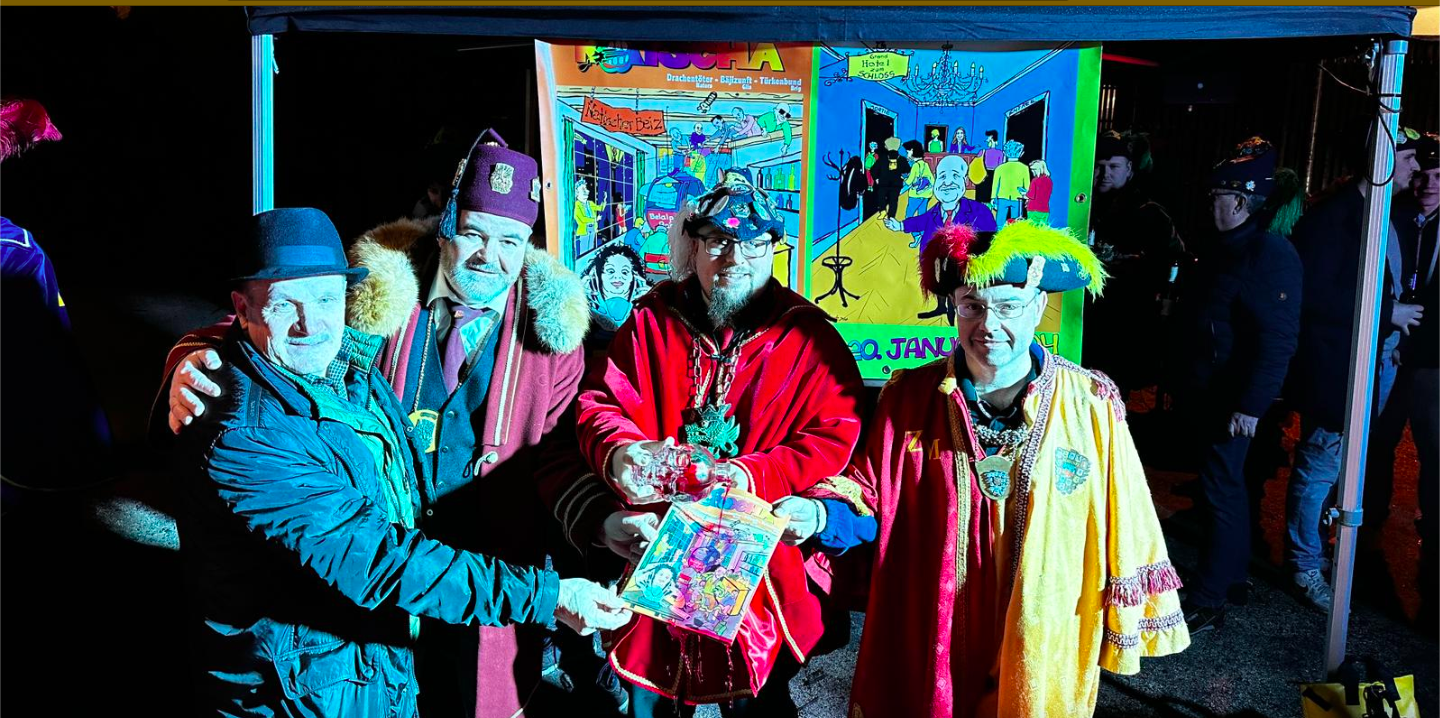 Fasnacht Naters: Die «Rätscha» ist da
