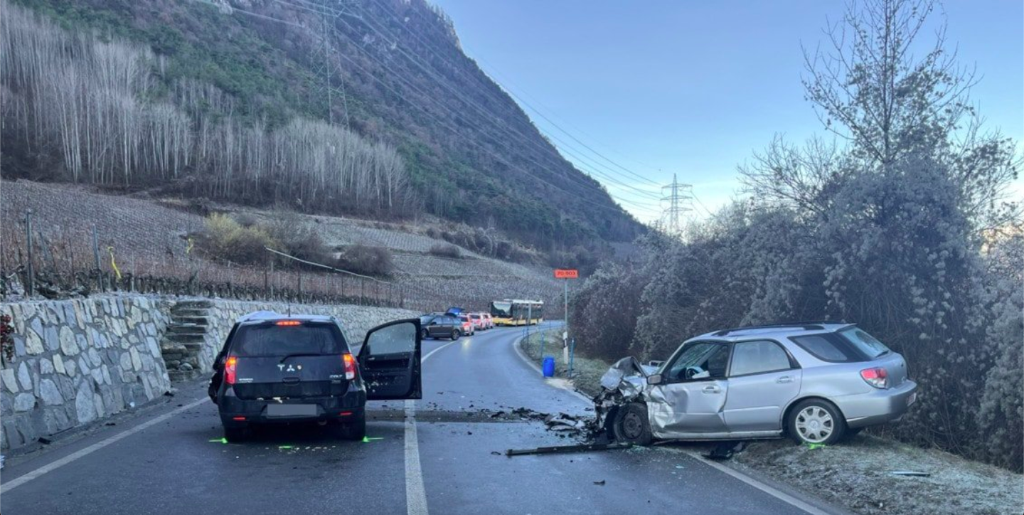 Pramagnon / Grône: Verkehrsunfall fordert Todesopfer