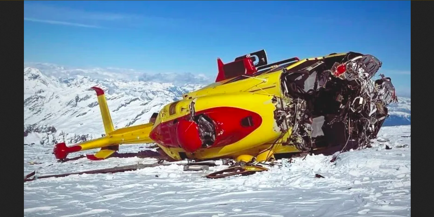 Helikopter-Absturz am Monte-Rosa-Massiv: Air Zermatt rückte nach Heli-Ungück zur Rettung eines Rettungshelikopters aus