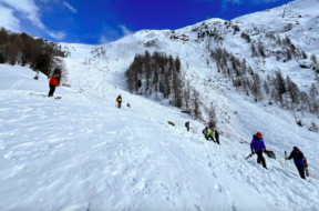 Lawine Riffelberg Zermatt