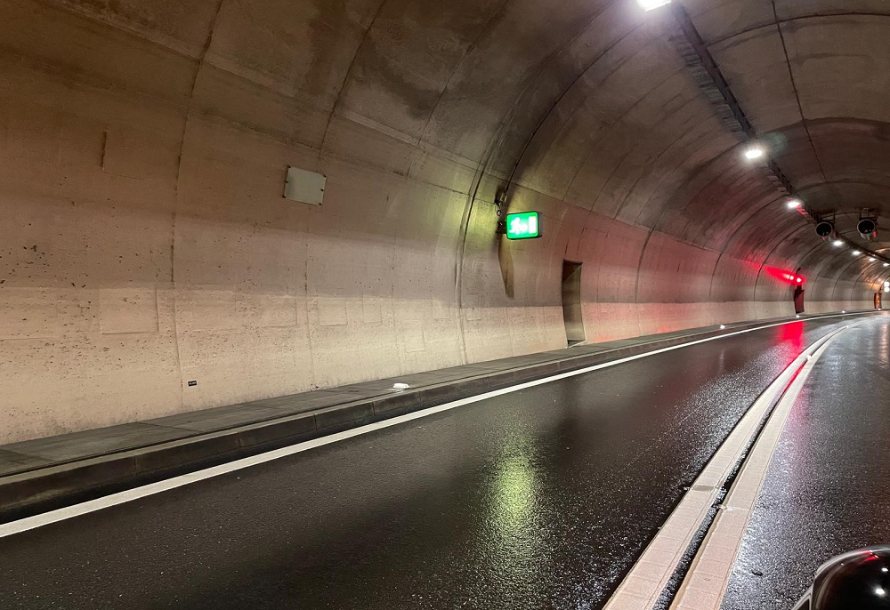 Vorübergehende Sperrung des Collombey-Tunnels auf der H21