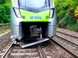 ZUg entgleist BLS-Zug Domodossola-Brig