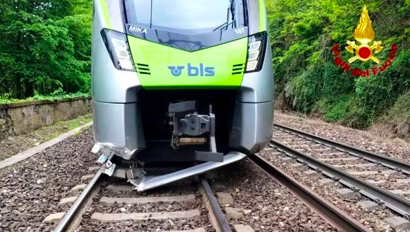 BLS-Zug auf Simplon-Strecke entgleistZugentgleisung auf Strecke Domodossola - Brig