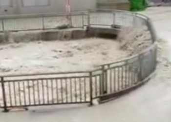 Videos zeigen Wucht der Wassermassen: Hochwasser in ZermattGroße Schäden infolge der Wassermassen