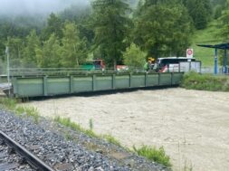 Hochwassersituation inneres Mattertal