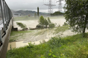 Situation Alarme Rhone Hochwasser 202