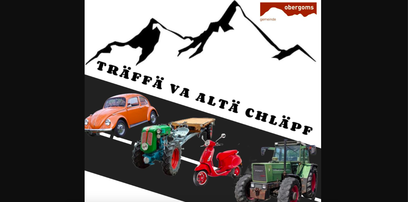 Ulrichen: Träffä va altä ChläpfAnlaß für Liebhaber von historischen Fahrzeugen im Goms