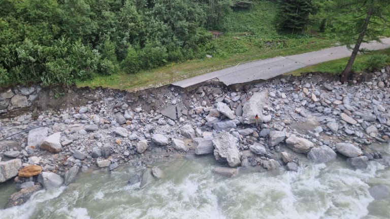 Unwetter / Binn: Erfolglose Suchaktion nach Vermißtem