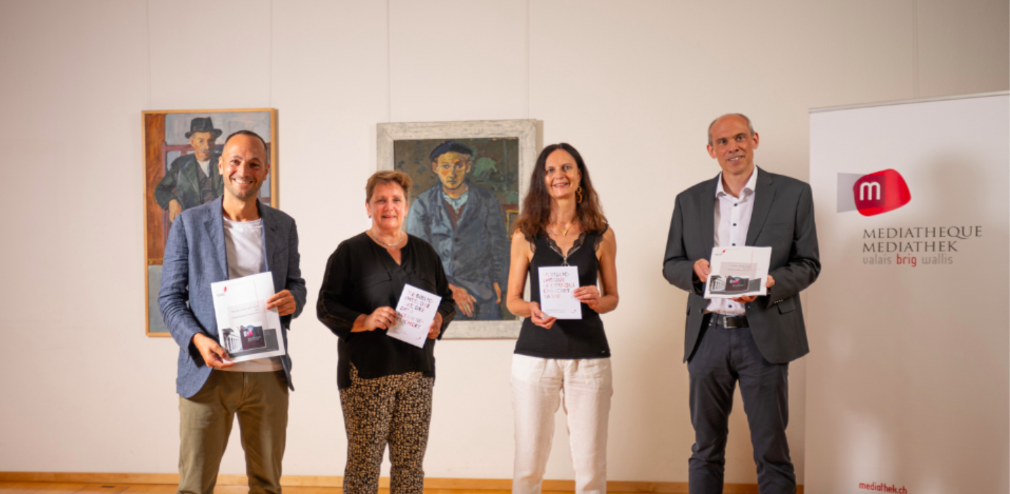 Mediathek Wallis präsentiert den Leitplan 2024–2028Er soll für alle Bibliotheken gelten