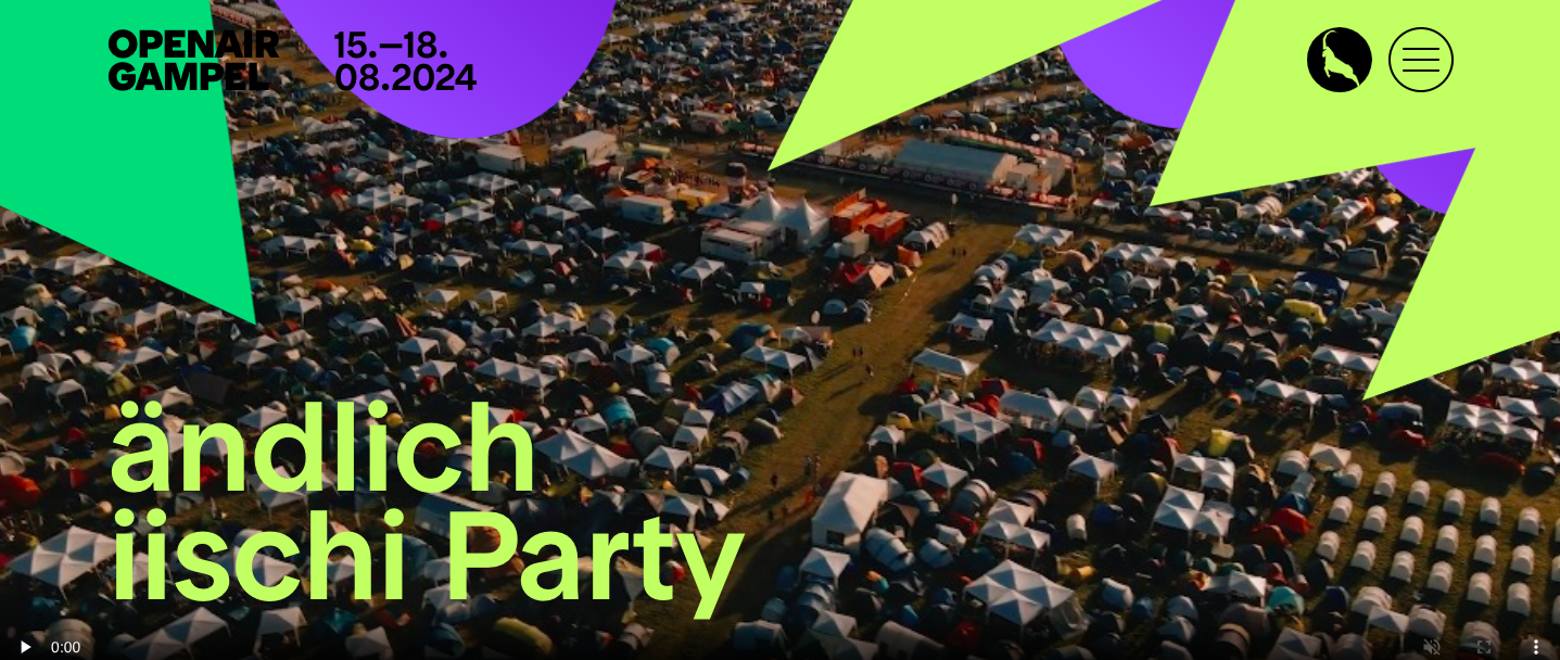 Openair Gampel 2024Anfangs 500 Besucher, heute 100.000