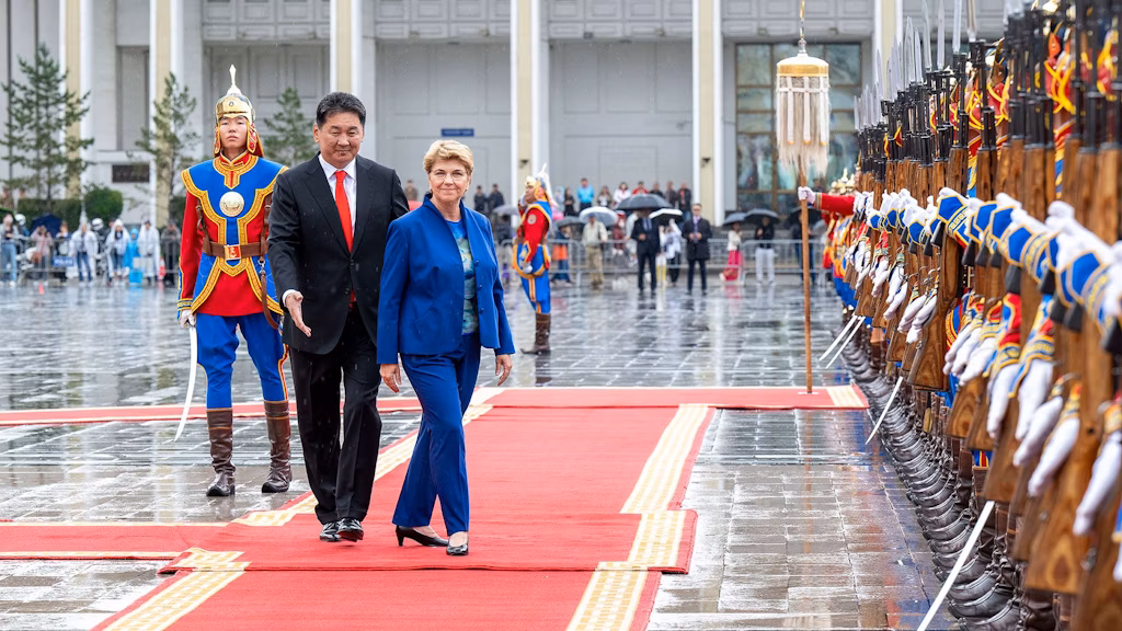 Viola Amherd in der MongoleiErster Schweizer Präsidialbesuch seit Bestehen der 60jährigen bilateralen Beziehungen