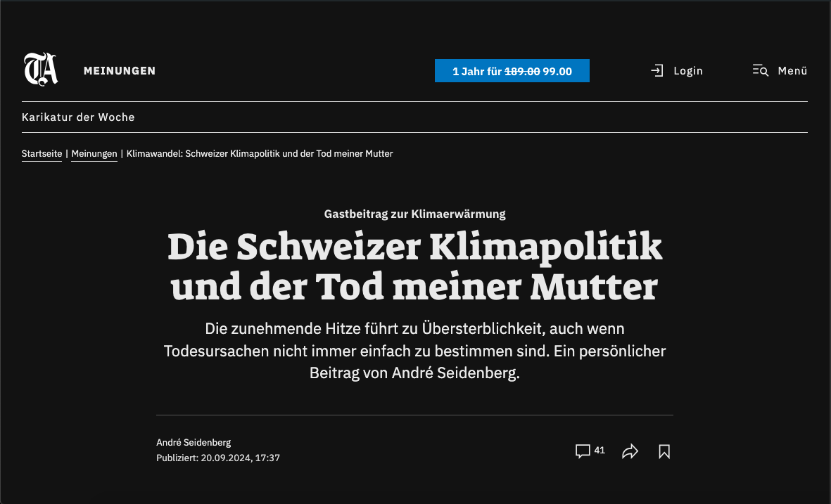 Klimaseniorinnen sind zurückDie Hitze, die Grossmutter und der Tod