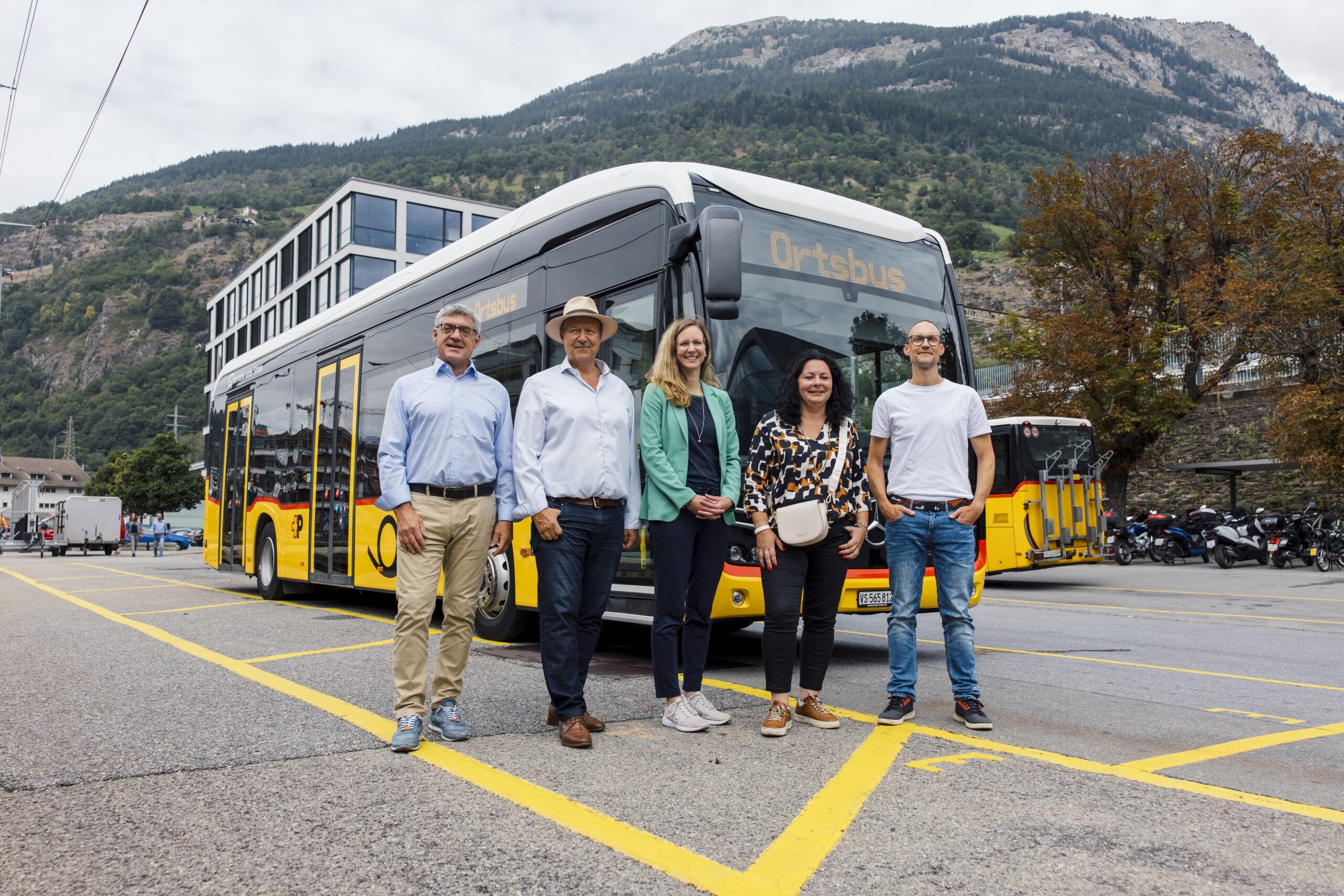 Ortsbus Brig-Glis / Naters / Bitsch wird vollständig elektrifiziertUmstellung von Verbrenner-Motoren auf Elektro