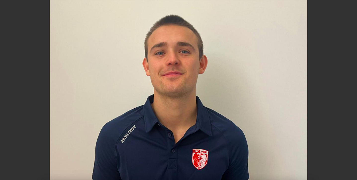 Yannick Brüschweiler unterschreibt VertragBis Ende 2028 beim EHC Visp