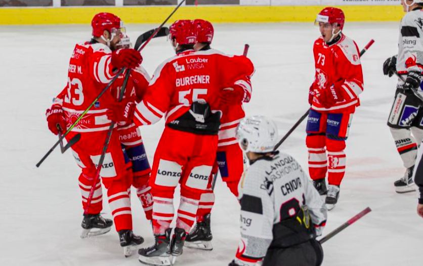Umkämpftes Spiel: EHC Visp – EHC ChurEHC Chur triumphiert in Visp