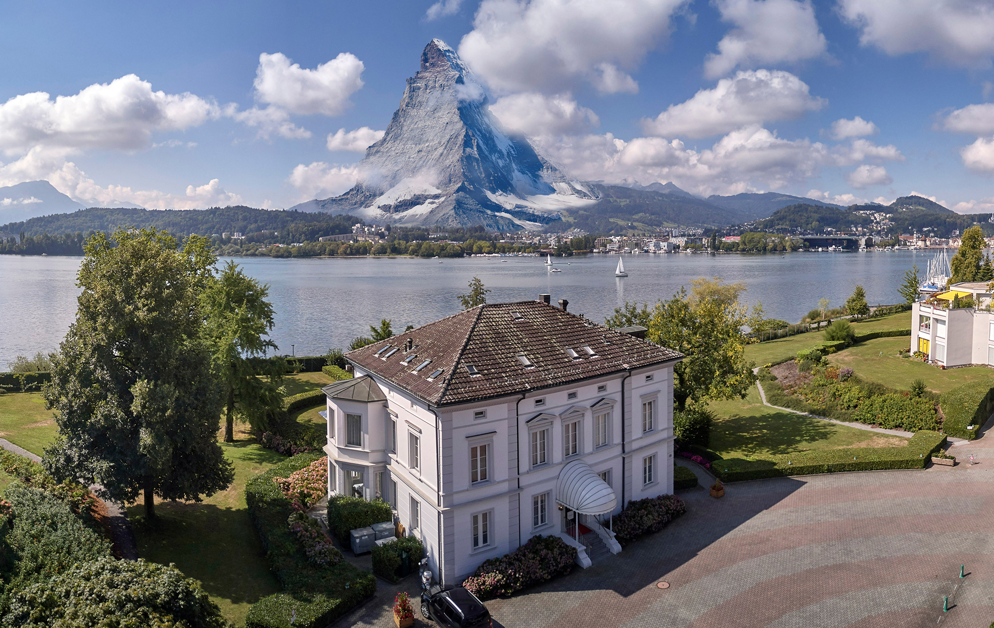 Bergrestaurant Chez Vrony aus Zermatt kommt nach LuzernMatterhorn kehrt nach Luzern zurück