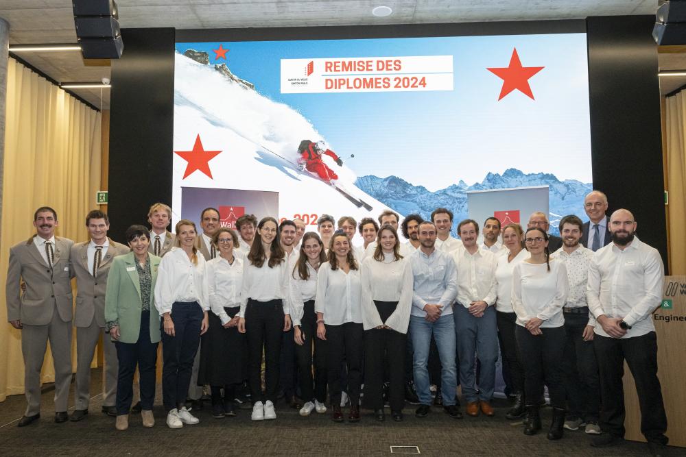 Neue Bergberufsleute im Wallis59 neue Absolventen