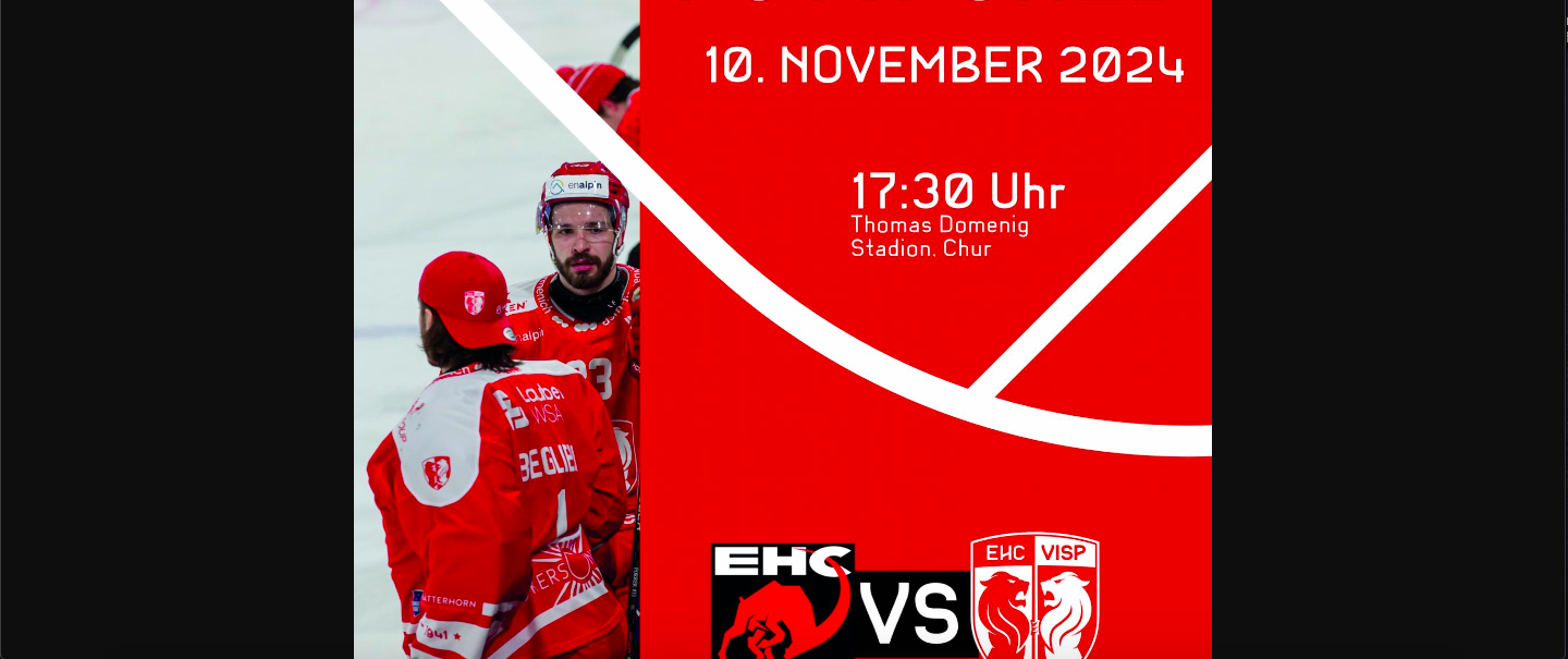 Spiel des EHC Visp vorgezogen