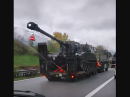 Unfall Panzertransport Armee Siders Sierre
